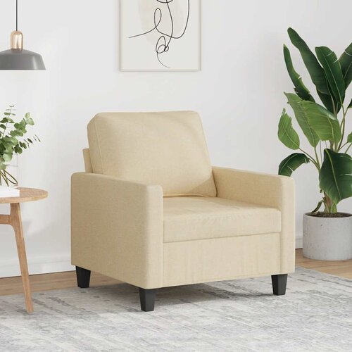  Fotelja krem 60 cm Tkanina Slike