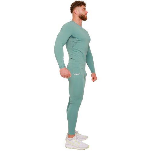 GymBeam mu&amp;scaron;ka kompresivna majica dugih rukava High Blue 95935 Slike