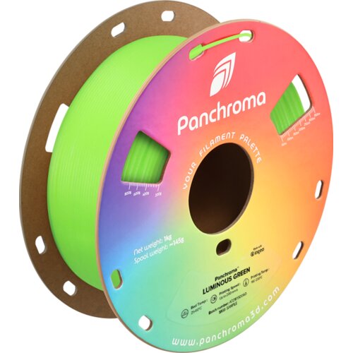 Polymaker Panchroma&amp;trade; PLA Luminous Green, 1,75 mm / 1000 g Slike