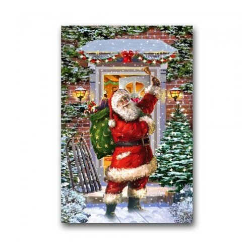  Panel, blind ram, Santa Claus II, LED, 30x40cm ( 740017 ) Cene