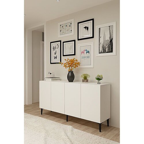 Hanah home komoda Apolos 150, 150 cm, bela Cene