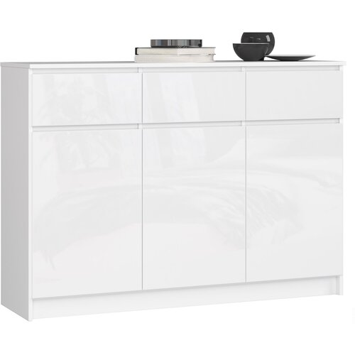 AKORD KOMODA K140 3D 3SZ CLP BELO SJAJ, (21703257) Slike