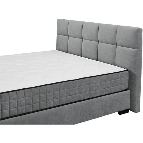 MID.YOU POSTELJA Z VZMETNICO 180 cm x 200 cm , tekstil, leseni material antracit Slike