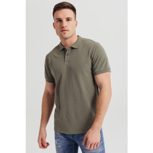 Legendww muška melirano zelena polo majica 6458-9541-82 Slike