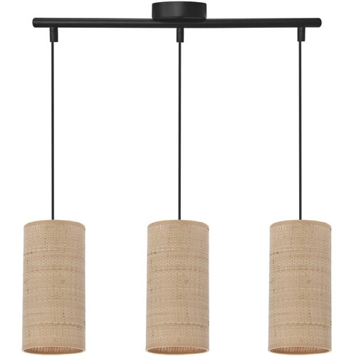 Candellux Lighting Bež viseća svjetiljka sa sjenilom od ratana &amp;oslash; 12 cm Fleri &amp;ndash; Slike