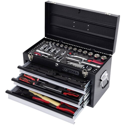 Ks Tools 1/4&quot\,+1/2&quot\, CHROMEplus univerzalni komplet orodja\, 99 kosov 918.0200 918.0200 univerzalna komplet orodja 99-delni, (20448477) Cene