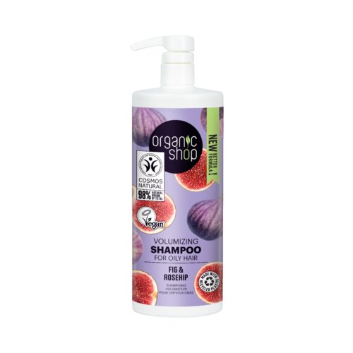 Organic Shop volumizing shampoo fig & rosehip - 1 l Cene
