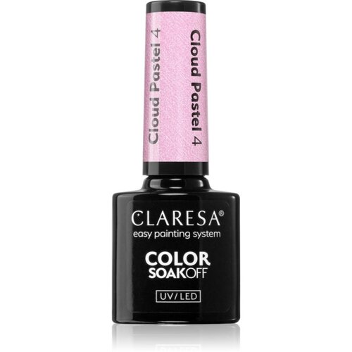 Claresa SoakOff UV/LED Color Cloud Pastel gel lak za nohte z uporabo UV/LED lučke odtenek 4 5 g Slike