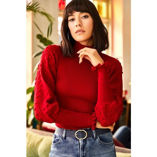 Olalook Sweater - Rot - Slim fit Slike
