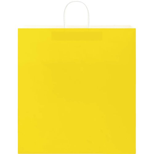  Papirnate vrećice 250 kom s ručkama žute 45x17x48 cm Slike