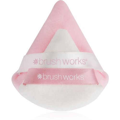 Brushworks Triangular Powder Puff Duo spužvica Slike
