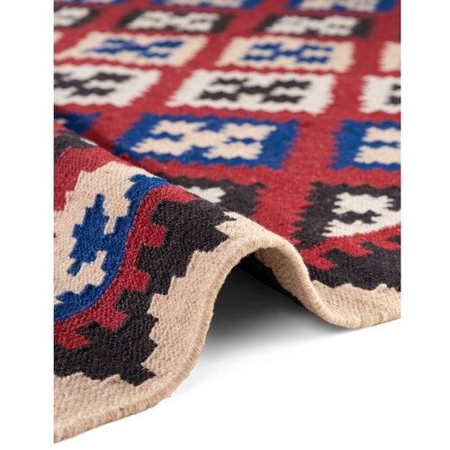 Hanse Home Rdeča obojestranska ročno tkana volnena preproga 160x230 cm Kamal Rami &amp;ndash; Nouristan Slike