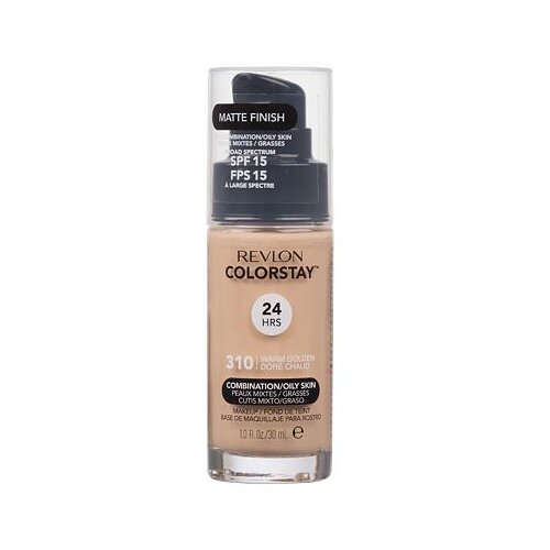 Revlon Colorstay&amp;trade; Combination Oily Skin SPF15 puder za me&amp;scaron;ano do mastno kožo 30 ml odtenek 310 Warm Golden Slike