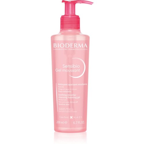 Bioderma sensibio cleansing foaming gel nježni gel za či&amp;scaron;ćenje za osjetljivu kožu 200 ml za žene Slike