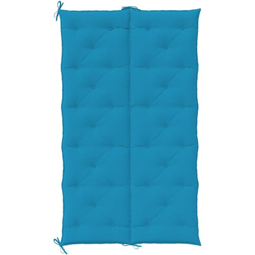  Jastuk za vrtnu klupu svjetloplavi 180x(50+50)x7 cm od tkanine Slike