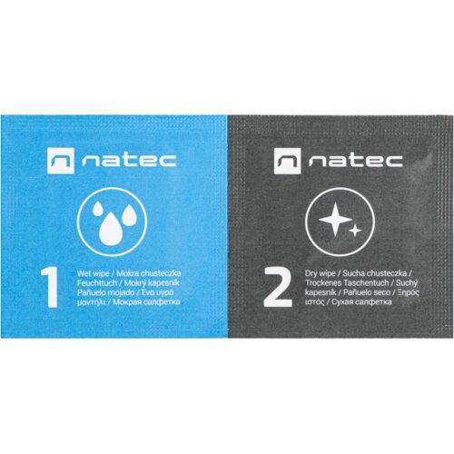 Natec Dezinfekcijske robčke Racoon Wet-Dry Pack 50 UDS, (21396127) Cene