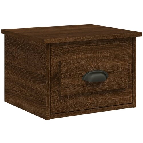 VidaXL Stenska nočna omarica rjavi hrast 41,5x36x28 cm, (20730521) Slike