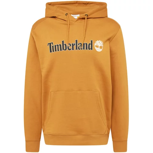 Timberland Sweater majica konjak / crna / bijela