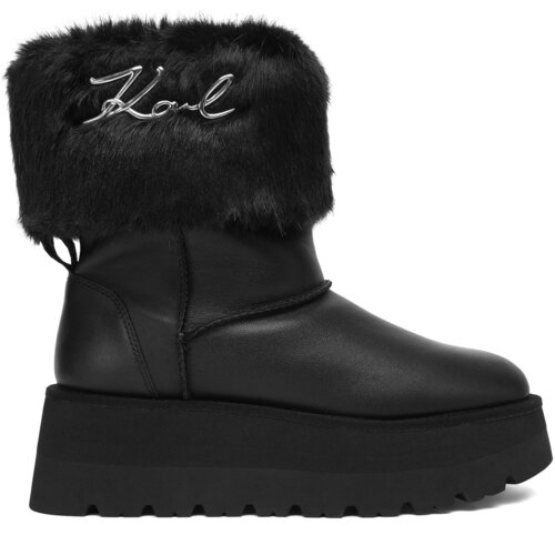 Karl Lagerfeld Škornji za sneg KL48655 Črna Cene