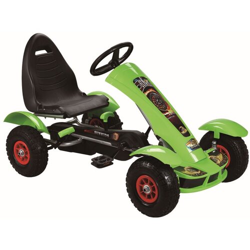  Go-kart na pedale F618 - zeleni Slike
