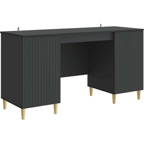  Stol s policom Crna 142 5 x 50 x 75 cm Konstruirano drvo Cene
