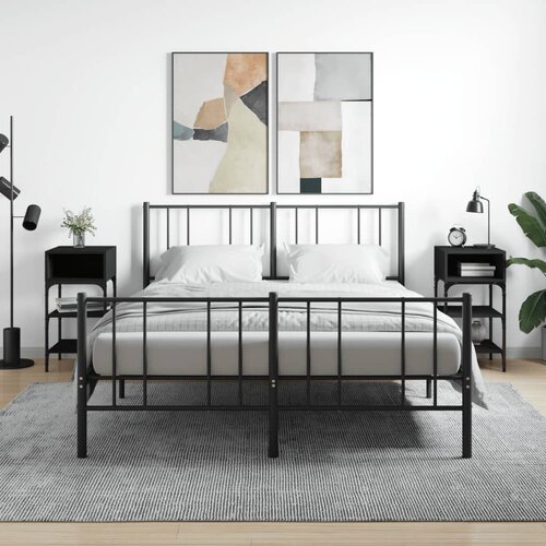 vidaXL Noćni ormarići 2 kom crni 35x34 5x70 cm od konstruiranog drva Cijene