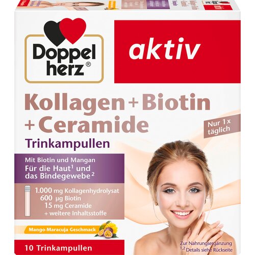 Doppelherz aktiv kolagen + biotin + ceramidi - 10 ampul. Slike