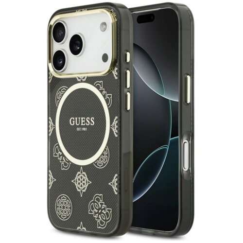  maska guess iml peony dot magsafe za iphone 17 pro max siva Cene