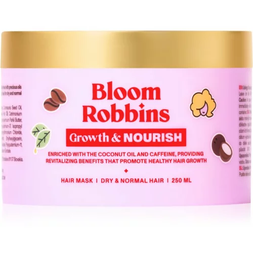 Bloom Robbins Growth & Nourish hranilna maska za lase za vse tipe las 250 ml