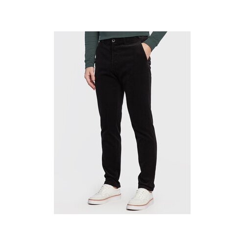 Sisley Hlače iz tkanine 4SFRSF01P Črna Slim Fit Slike
