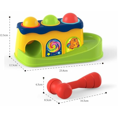 Bbo toys igračka sa aktivnostima - udari lopticu 12m+ (HE0290) Cene