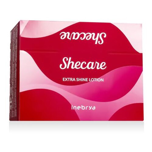 Inebrya SheCare Extra Shine Lotion nega brez izpiranja poškodovani lasje 12x12 ml za ženske Cene