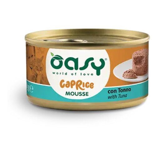 Oasy Caprice Mousse Adult tuna, mousse v konzervi - 85g 85 g Cene