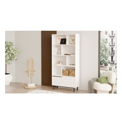 Hanah home Polica 83,9x175,6x29,5cm Bijela Cijene