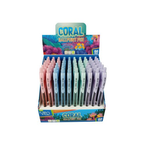Coral, hemijska olovka, plava, 0.7mm ( 116036 ) Slike