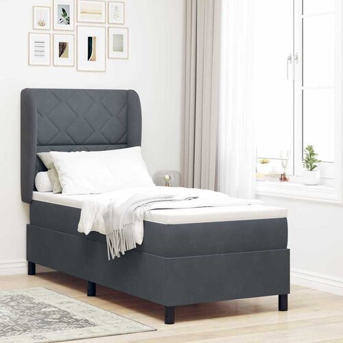  Krevet s opruga kutije Tamno siva 200 x 80 cm Bar&scaron;un Cijene