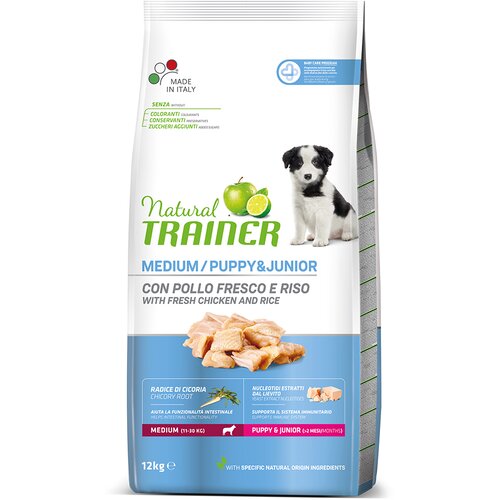 Nova foods Trainer Natural Medium Puppy & Junior - Varčno pakiranje: 2 x 12 kg Cijene