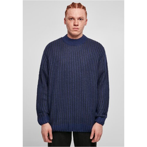 UC Men Oversized Two Tone Sweater darkblue/midnightnavy Cene