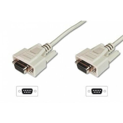 Gembird CC-DB9FDB9F-2M Modem DB9F/DB9F 9C cable, Serial kabl 2M adapter Slike