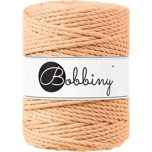 Bobbiny 3PLY Macrame Rope 5 mm Peach Fuzz Konac