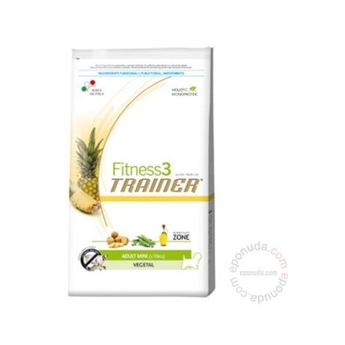Trainer Fitness 3 Adult Mini Vegetal, 1.6kg + 800gr GRATIS Slike