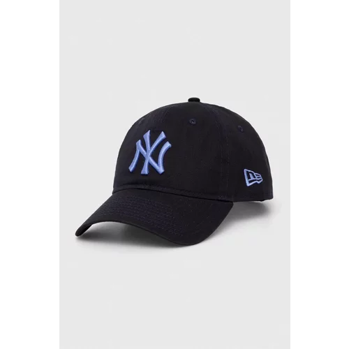 New Era Bombažna bejzbolska kapa mornarsko modra barva, NEW YORK YANKEES