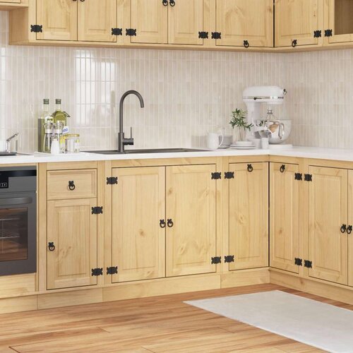  Cabinet s pohranom Med 80 x 46 x 81 5 cm Čvrsto borovo drvo Cene