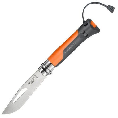 Opinel N°08 Stainless Steel Outdoor Plastic Orange Turistički nož Cijene