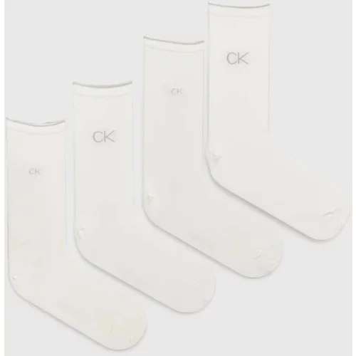 Calvin Klein Čarape 4-pack za žene, boja: bijela, 701229671