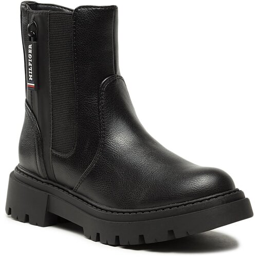 Tommy Hilfiger Zimski škornji T3A5-33025-1355999 M Black 999 Cene