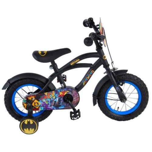 Batman Dječji bicikl 12" s pomoćnim kotačima crni Cijene