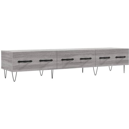 Maison Chic TV omarica - TV enota - Televizijska omarica siva sonoma 150x36x30 cm inženirski les, (21701332) Slike