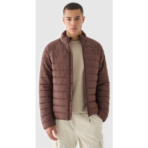4f Men&amp;#039;s Down Jacket With Synthetic Filling Brown WAW24TDJ Slike