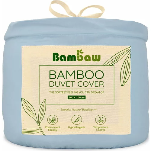 Bambaw prevleka za odejo iz bambusa 200x200 cm - light blue